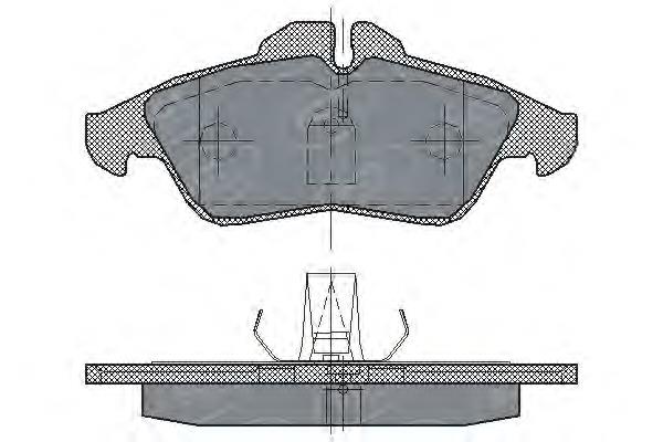 Купить SP177 SCT Колодки тормозные
