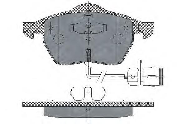 SP178 SCT Колодки передние