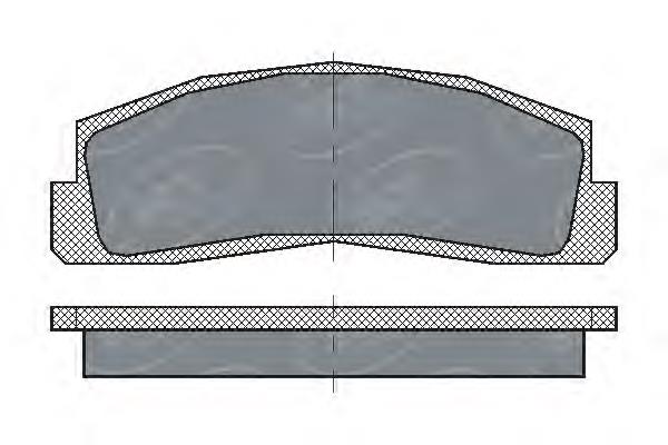 SP179 SCT sapatas do freio dianteiras de disco