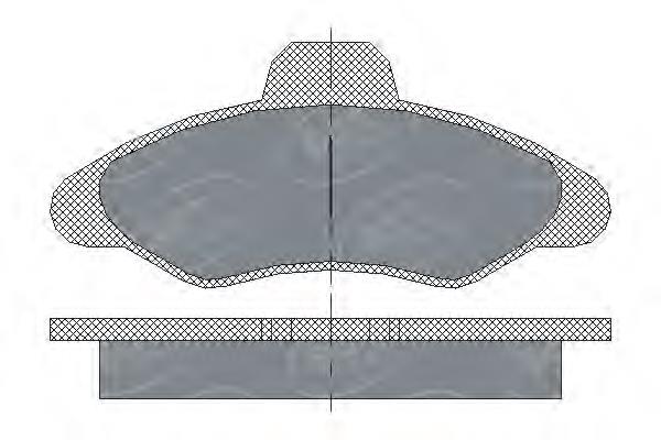 Тормозные колодки SCT SP188