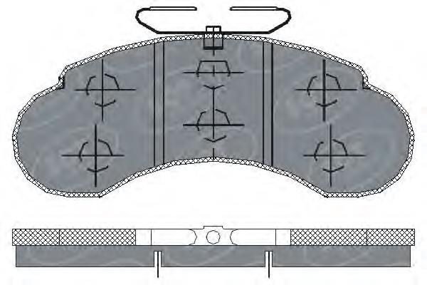 Колодки дисковые  SCT SP155 цена, от 15.13 USD