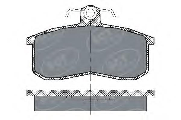 SP101 SCT Колодки передние