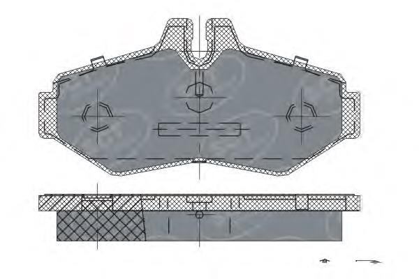 Колодки дисковые  SCT SP233 цена, от 18.67 USD