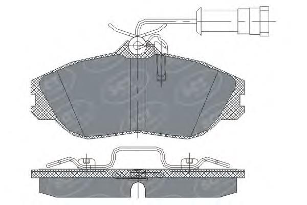 Купить SP234 SCT Колодки тормозные