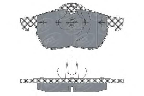 Купить SP243 SCT Колодки тормозные