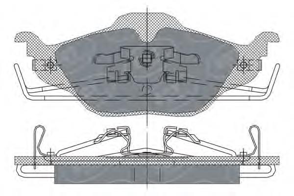 SP241 SCT Колодки передние