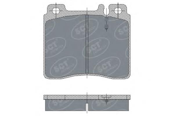 Купить SP256 SCT Колодки тормозные
