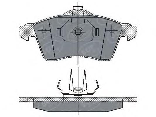 Купить SP286 SCT Колодки тормозные
