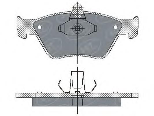 Купить SP285 SCT Колодки тормозные