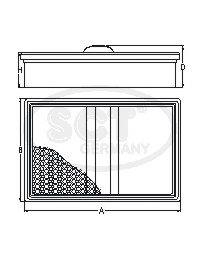 6040940804 Mercedes filtro de ar