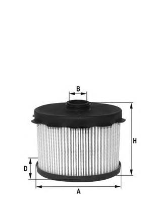 ACD8073E AC Delco filtro de combustível