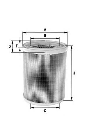 PC2065E AC Delco filtro de ar