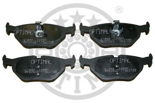 12259 Optimal Колодки тормозные дисковые комплект