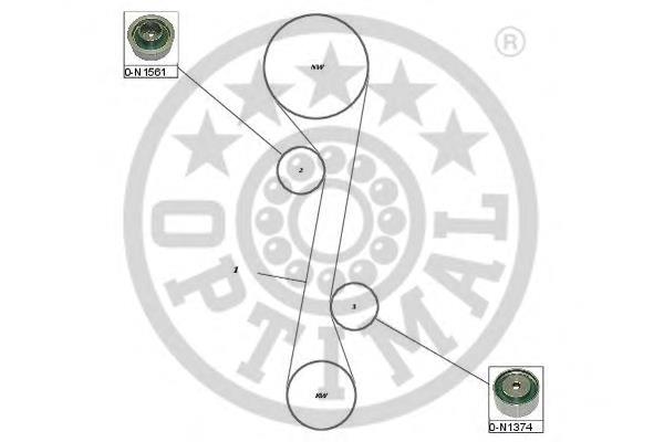 SK1440 Optimal correia do mecanismo de distribuição de gás, kit