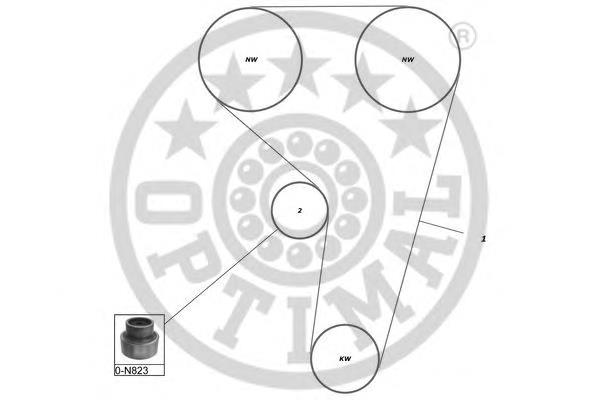 Купить SK1445 Optimal Комплект ГРМ