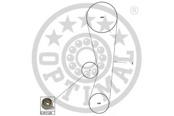 SK-1470 Optimal correia do mecanismo de distribuição de gás, kit