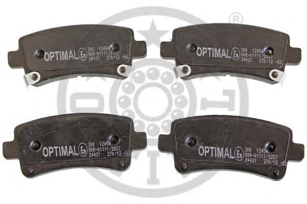 Колодки дисковые  Optimal 12454 цена, от 22.65 USD