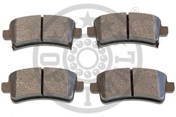 Купить 12454 Optimal Колодки тормозные задние, дисковые