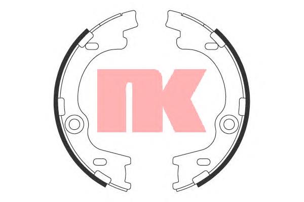 2734790 NK Тормозные колодки ручника