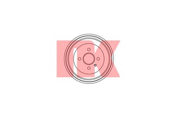 Тормозной барабан 253614 NK