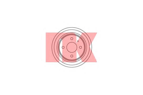 Тормозной барабан 252516 NK