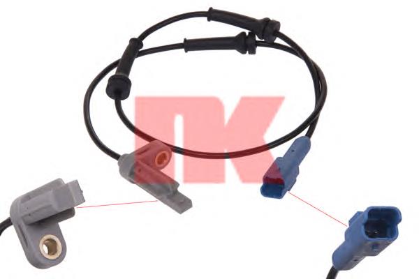 Sensor ABS traseiro 4545A3 Peugeot/Citroen