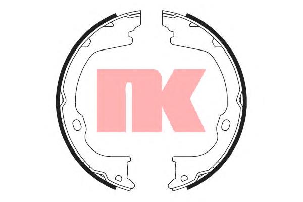 Тормозные колодки стояночного тормоза NK 2793818 цена, от 28.78 USD