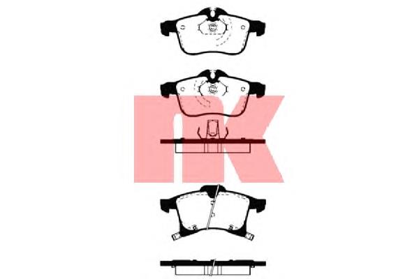 Колодки NK 223633 цена, от 33.77 USD