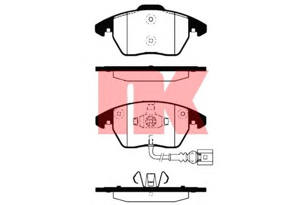 Тормозные колодки NK 224770