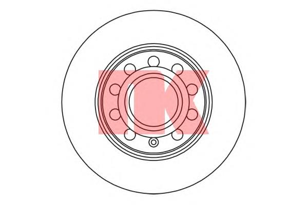 314782 NK disco do freio traseiro