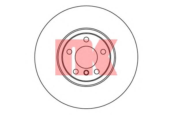 201587 NK disco do freio dianteiro