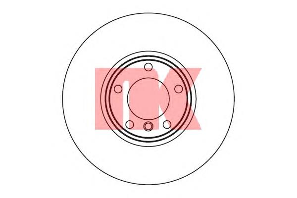 201544 NK disco do freio dianteiro