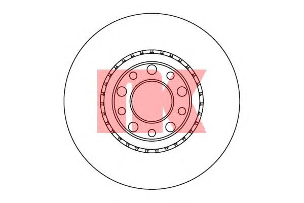 201022 NK disco do freio dianteiro