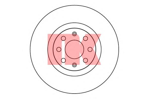 202350 NK disco do freio dianteiro