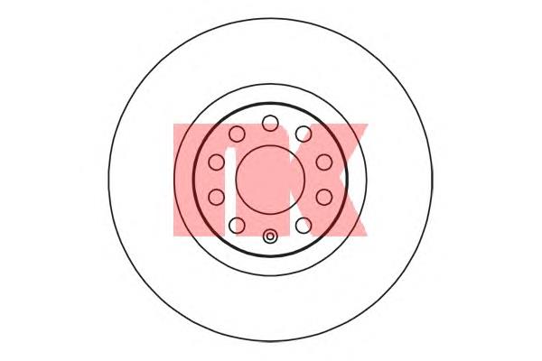 2047135 NK disco do freio dianteiro