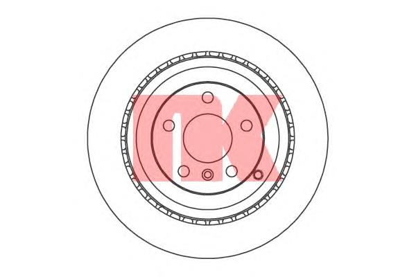 203394 NK disco do freio traseiro