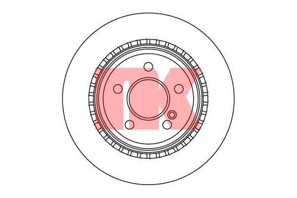 203363 NK disco do freio traseiro