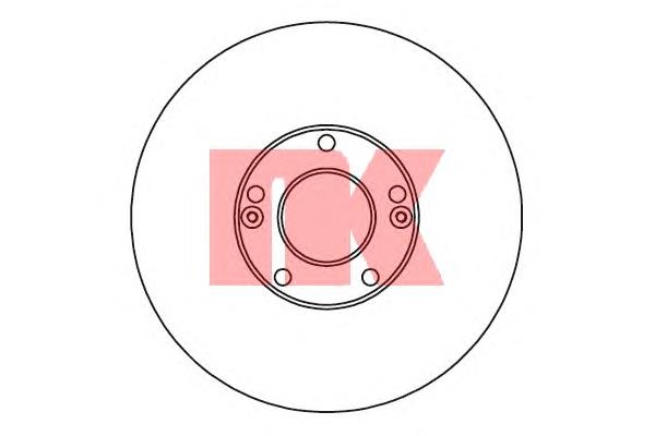 Купить 203433 NK Ротор тормозной