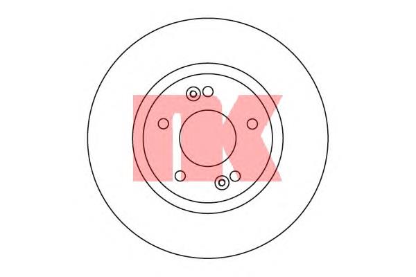 203415 NK disco do freio dianteiro