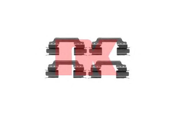 Комплект пружинок крепления дисковых колодок, передних NK 7933649 цена, от 7.07 USD