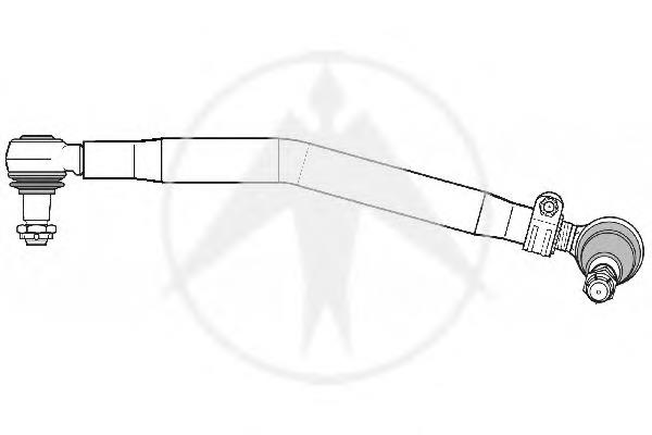 Tração de direção de suspensão dianteira longitudinal 6733 Sidem