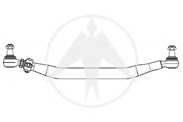 Barra transversal de suspensão dianteira 686130 Sidem