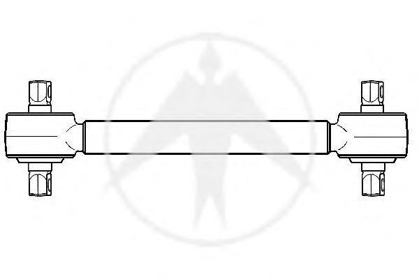 Barra longitudinal de suspensão traseira 20046 Sidem