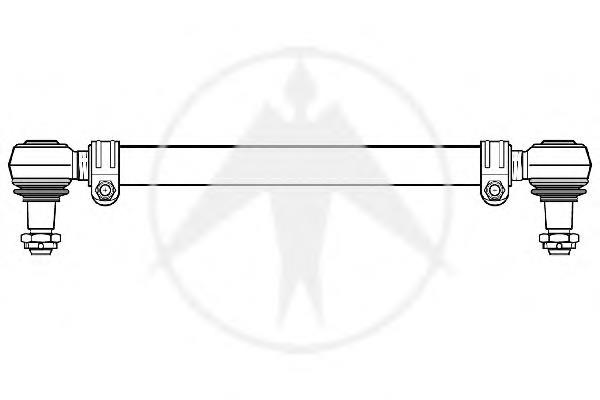 1257992 Volvo tração de direção montada