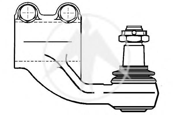 Купить 606922 DAF Наконечник рулевой тяги, внешний