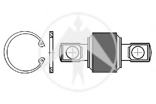 7767 SEM kit de reparação de barra panhard