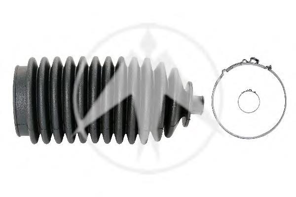 Bota de proteção esquerda do mecanismo de direção (de cremalheira) 315131 Sidem