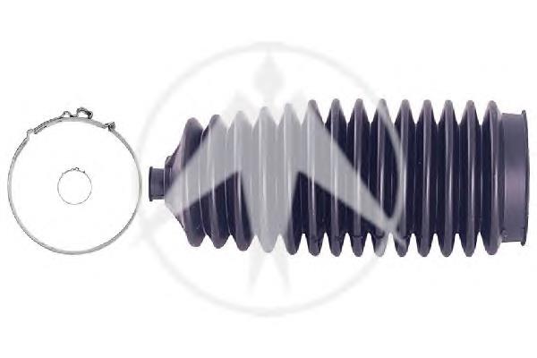 319033 Sidem bota de proteção do mecanismo de direção (de cremalheira)
