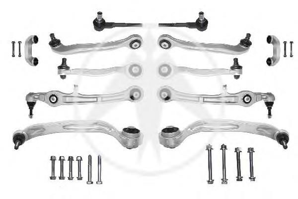 Kit de braços oscilantes de suspensão dianteira para Audi A6 (4FH)