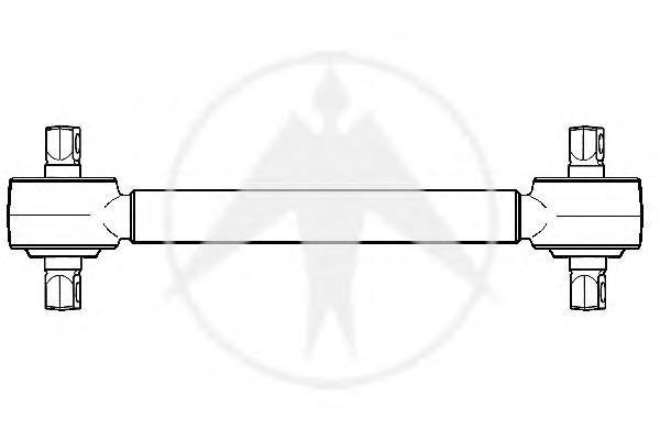 44147 Sidem barra panhard de suspensão traseira